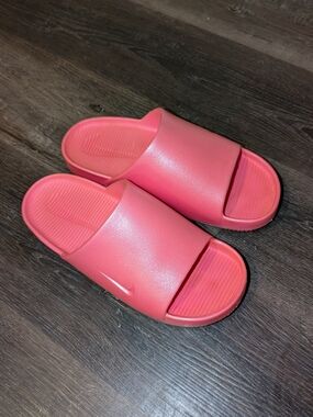 Nike Pink Slide Sandals - Women's Slip-Ons